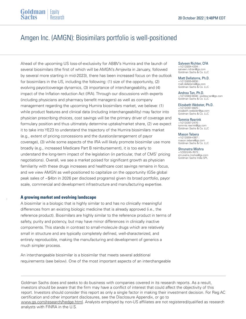 Amgen Inc. (AMGN)_ Biosimilars portfolio is well-positioned(1)Amgen Inc. (AMGN)_ Biosimilars portfolio is well-positioned(1)_1.png